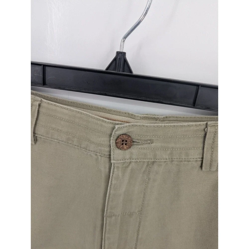 Tommy Bahama Relax VTG Cargo Shorts Men's 36 Beige Tencel Cotton Blend 7